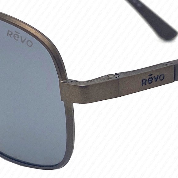 REVO Freeman RE1012 02 GY 58mm Brown Polarized Sunglasses - Picture 7 of 10